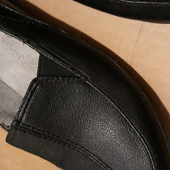 Life Stride Simply Comfort Loafers Size 6.5 Flats Black Genuine Leather NWOT - Picture 12 of 15